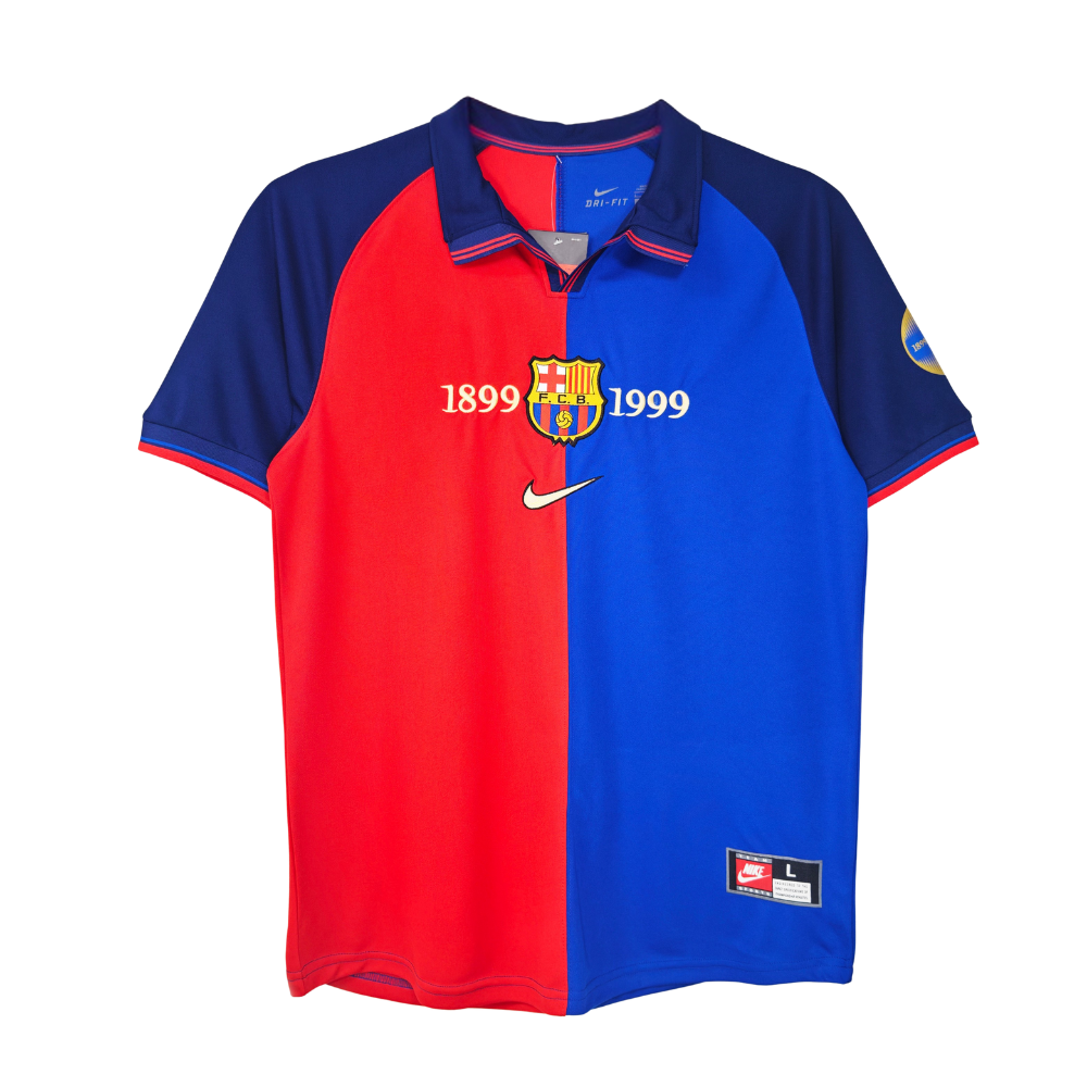 Maglia casalinga rétro del BARCELLONA 'CENTENARY EDITION' 1999