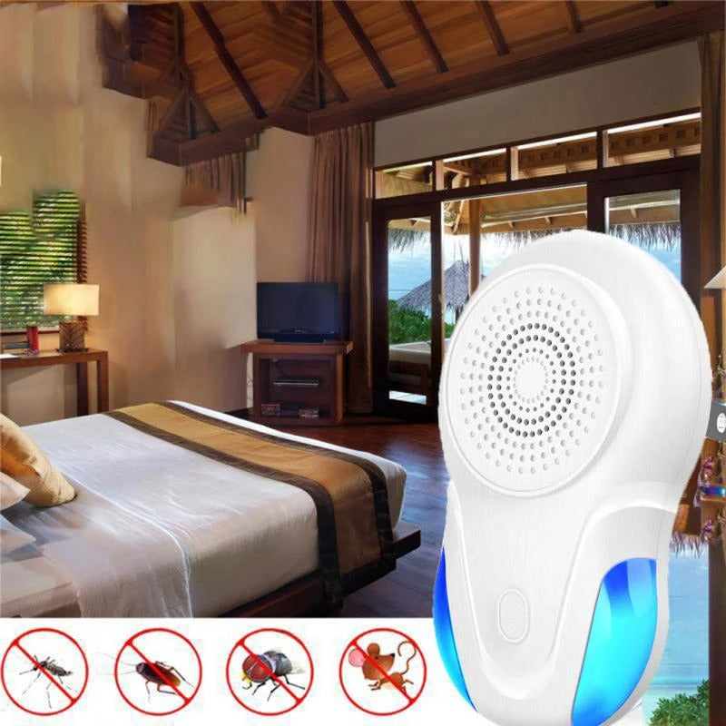 Ultrasonic bedbug repellent