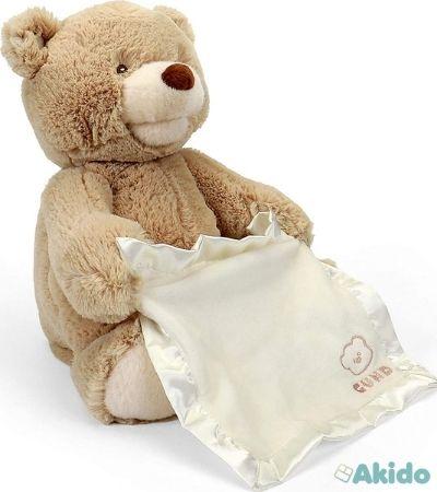 Baby teddy cuckoo-hooded plush Gund