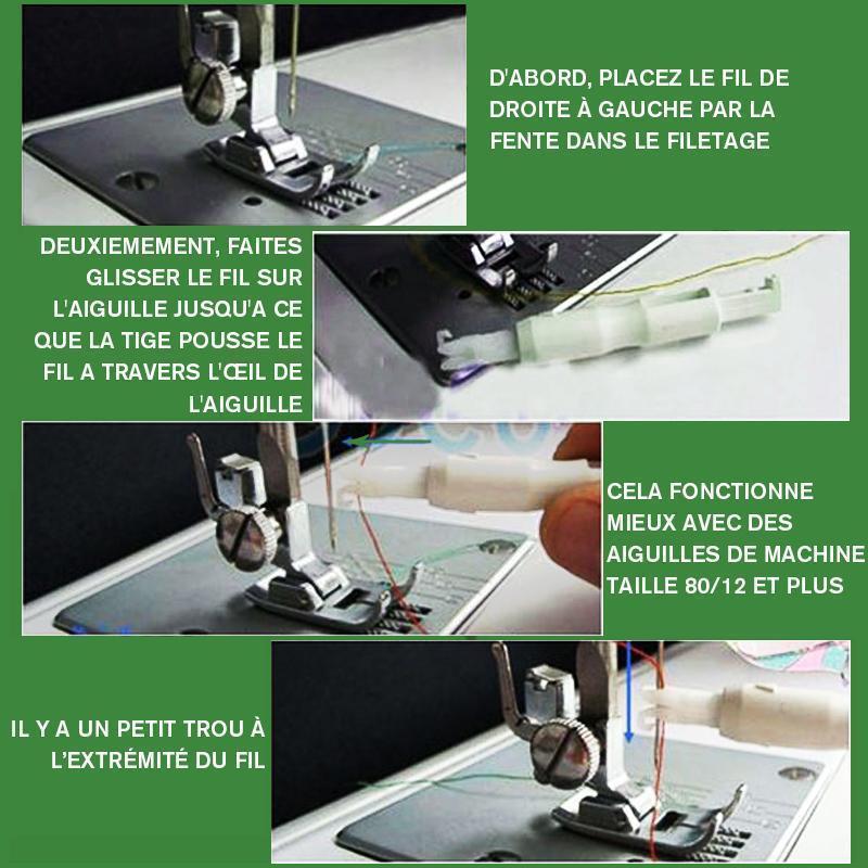 Automatic threading device for sewing machine