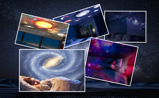 Wallfree skylight Galaxy projector Planetarium star projector with 13 discs