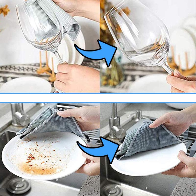 NanoScale Streak-Free Miracle Cleaning Cloths (Reusable)