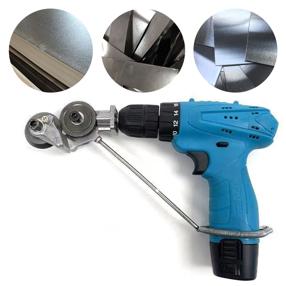 Electric Sheet Metal Cutter Drill Attachment