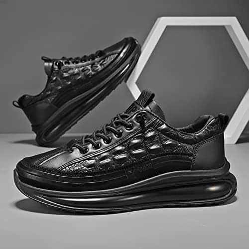 Vinci Italian crocodile pattern leather shoes for men
