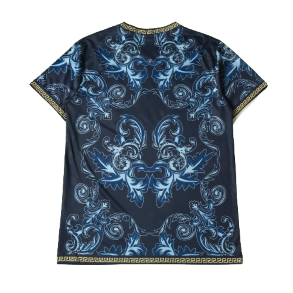 ITALY X VERSACE CONCEPT (BLAUW) THUISHIRT 2022