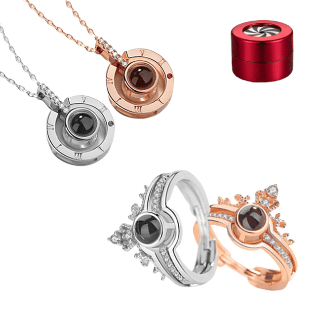 “I Love You” Ring Necklace