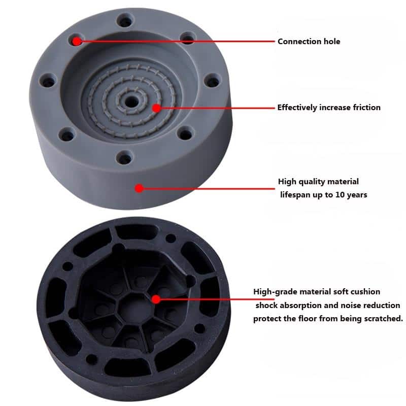 Shock & Noise Cancelling Washing Machine Support