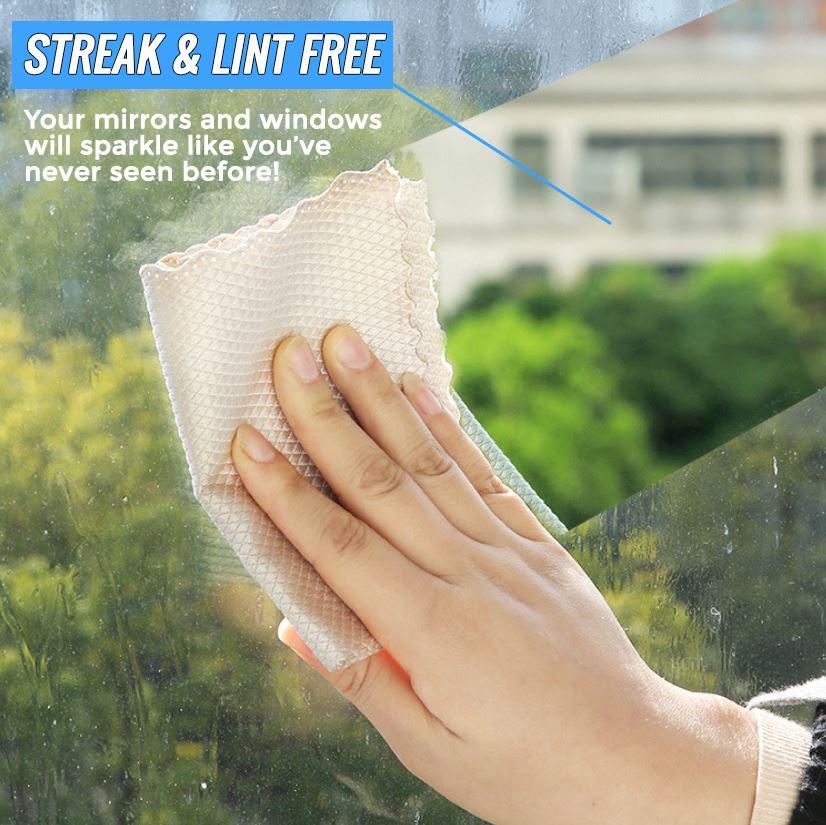 NanoScale Streak-Free Miracle Cleaning Cloths (Reusable)