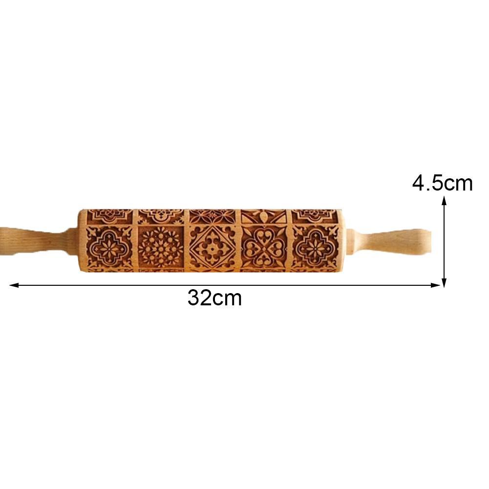 Vintage Cookies Rolling Pin