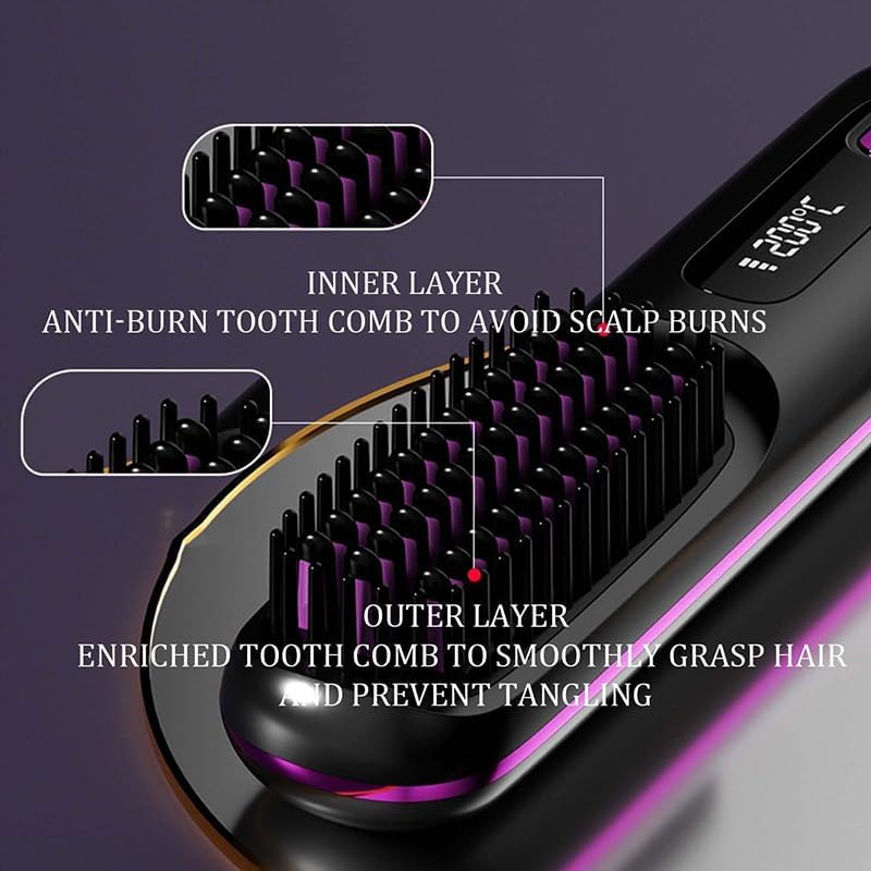 BellaBrush Pro Sotrends cordless straightening brush