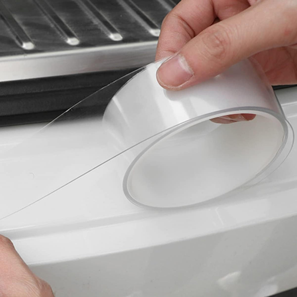 Double-sided transparent magic band