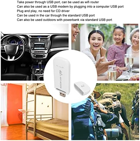 4G LTE Wireless USB WiFi Dongle Modem Router with SIM Card Slot 150 Mbps