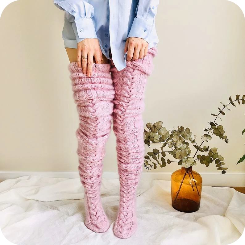 Comfiest Thigh High Socks