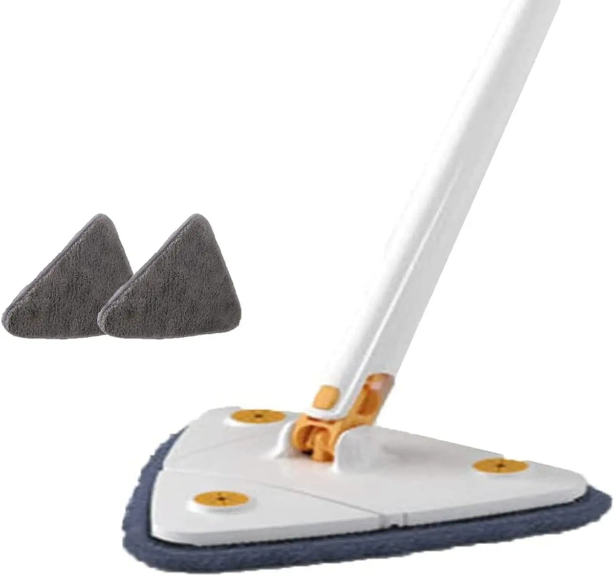 Adjustable, rotating cleaning brush