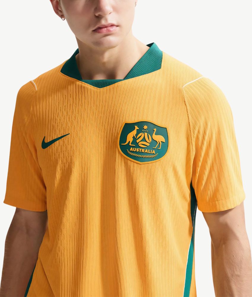 Maillot domicile de l’Australie pour la Coupe du monde 2026