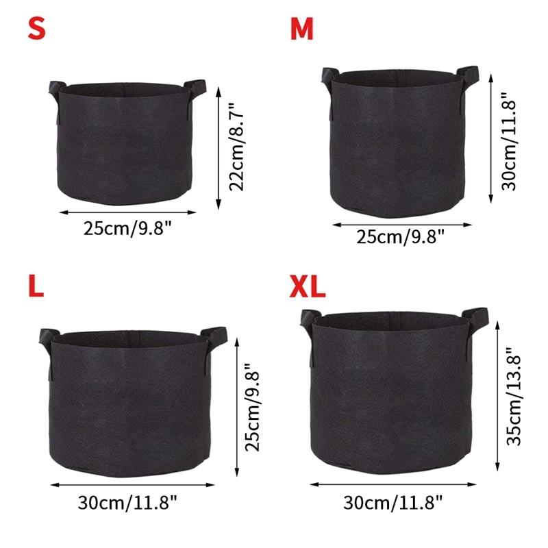 Heavy Duty Grow Bag Pots With Handles
