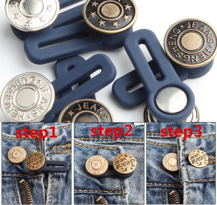 Retractable Jeans Button