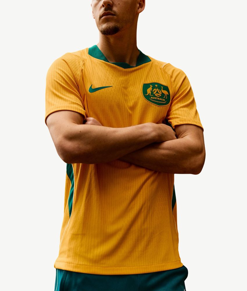Maillot domicile de l’Australie pour la Coupe du monde 2026