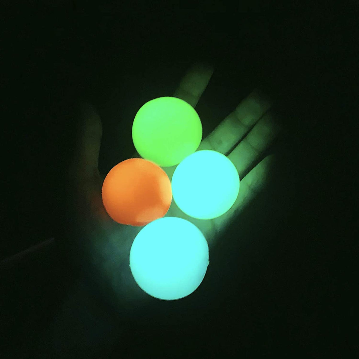 Bright sticky wall ball to play with and decorate your room or house