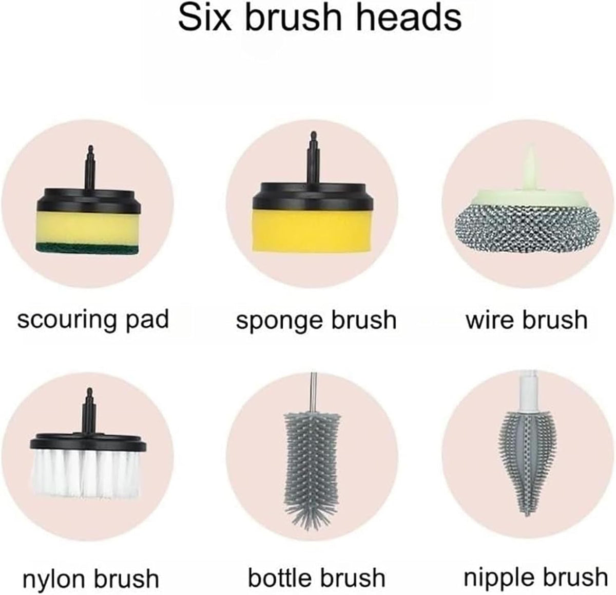 Electric rotary scrub brush ninjaa