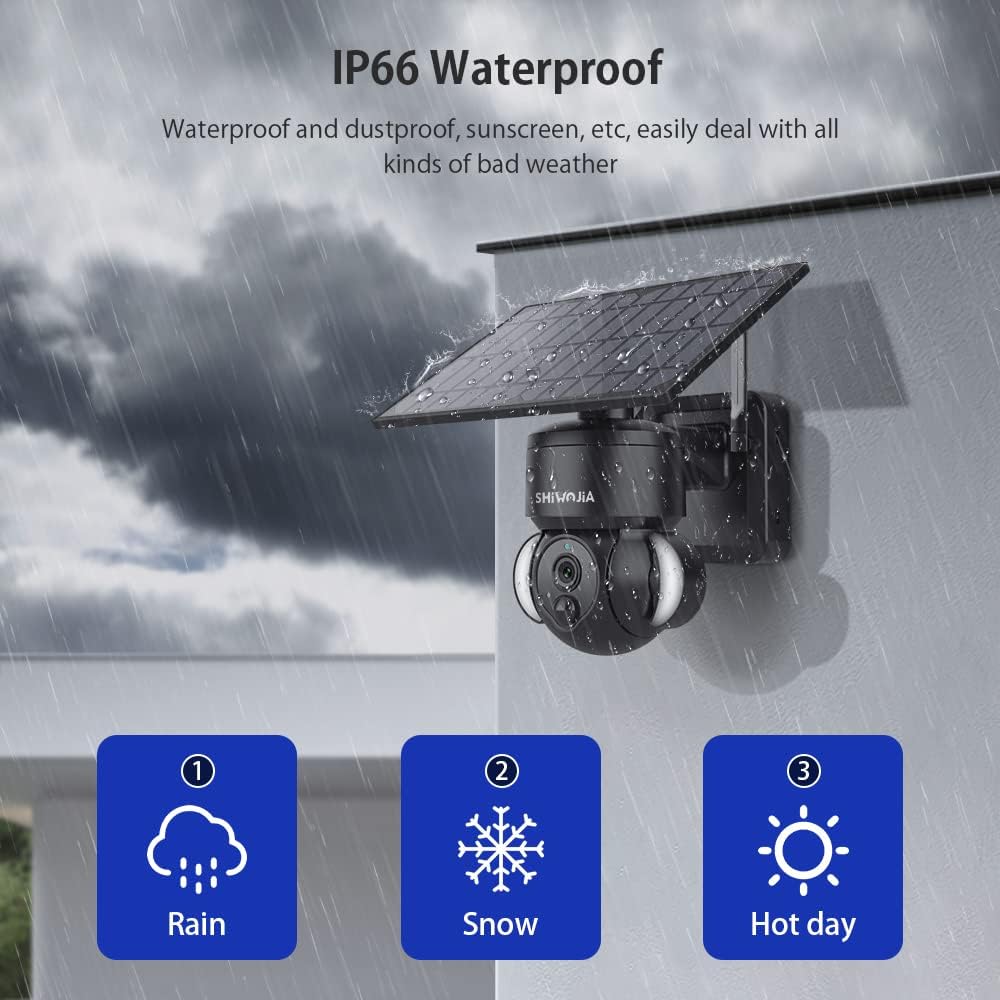 Dome Solar surveillance camera