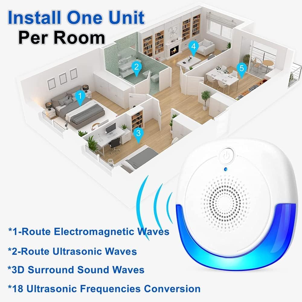 Ultrasonic bedbug repellent