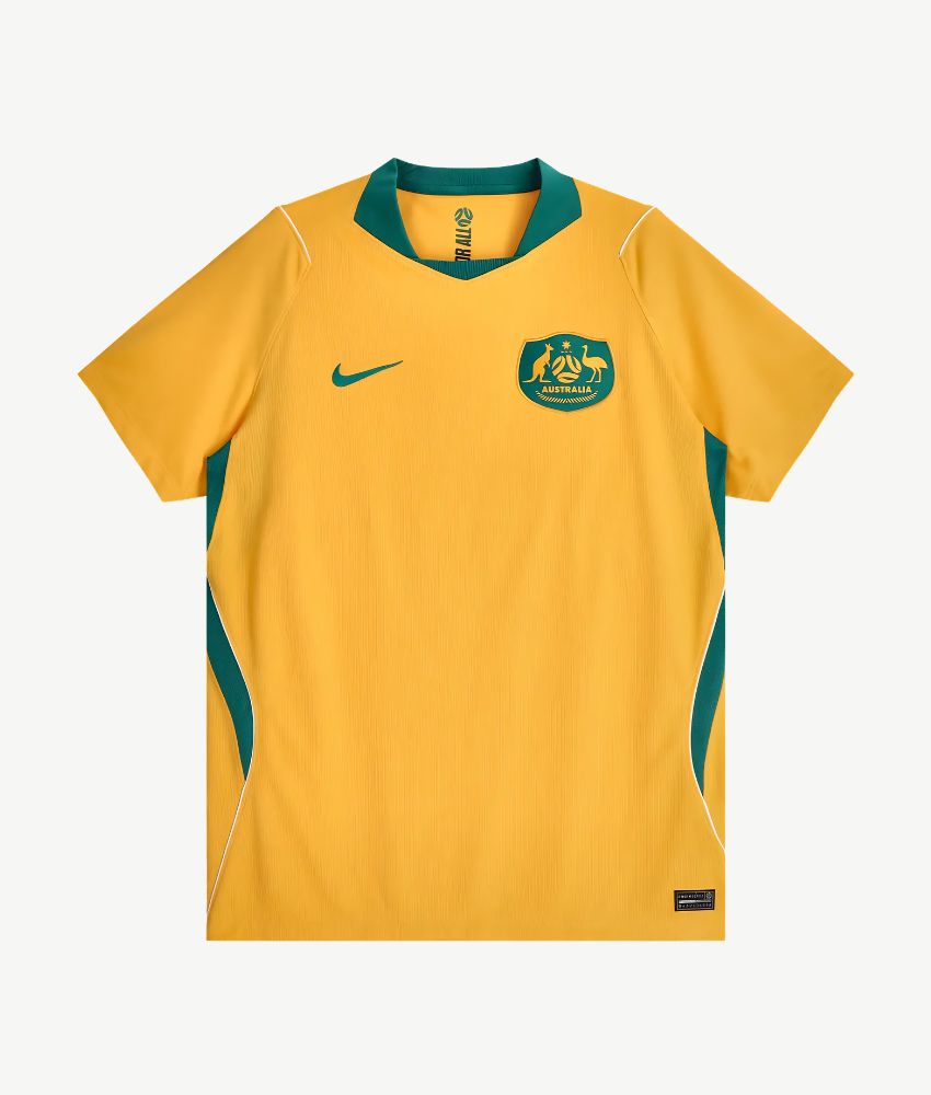 Maillot domicile de l’Australie pour la Coupe du monde 2026