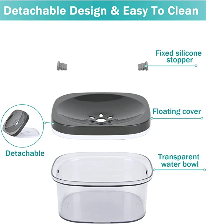 The anti-spill water bowl for dogs