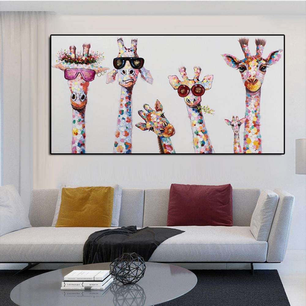 Giraffe painting