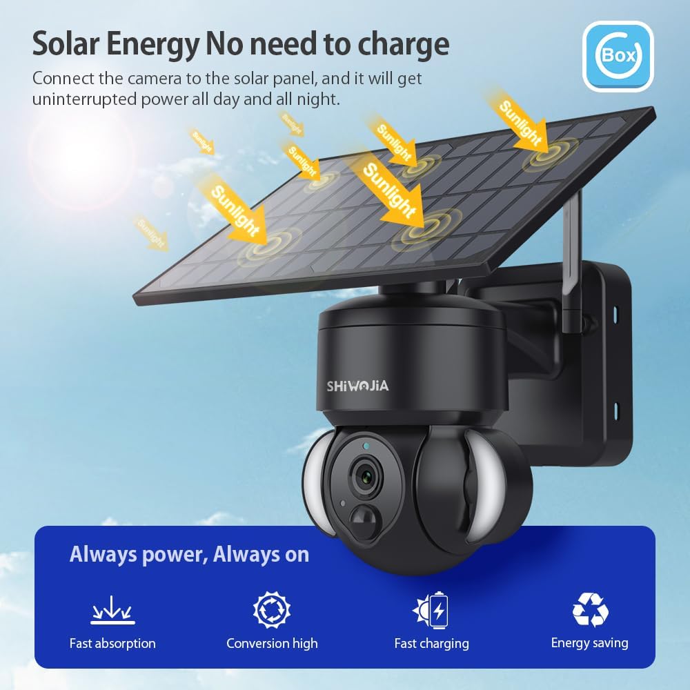 Dome Solar surveillance camera