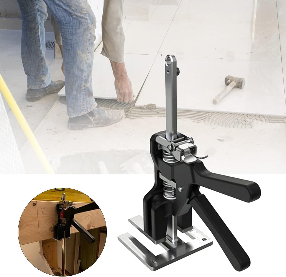 Board lifter, plasterboard, work-saving furniture