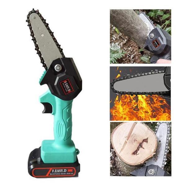 Rechargeable electric mini chainsaw