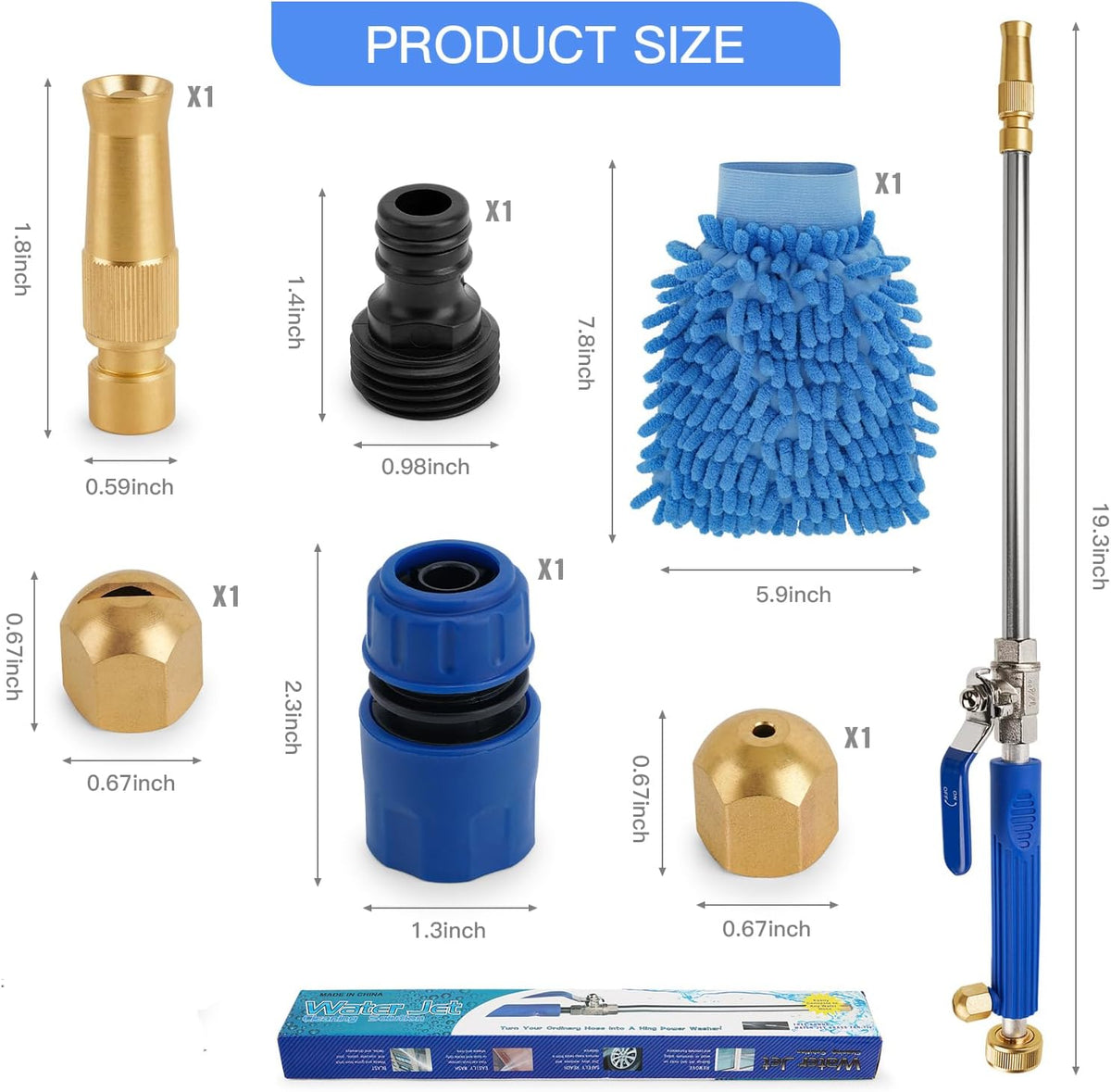 2-in-1 High Pressure Power Washer