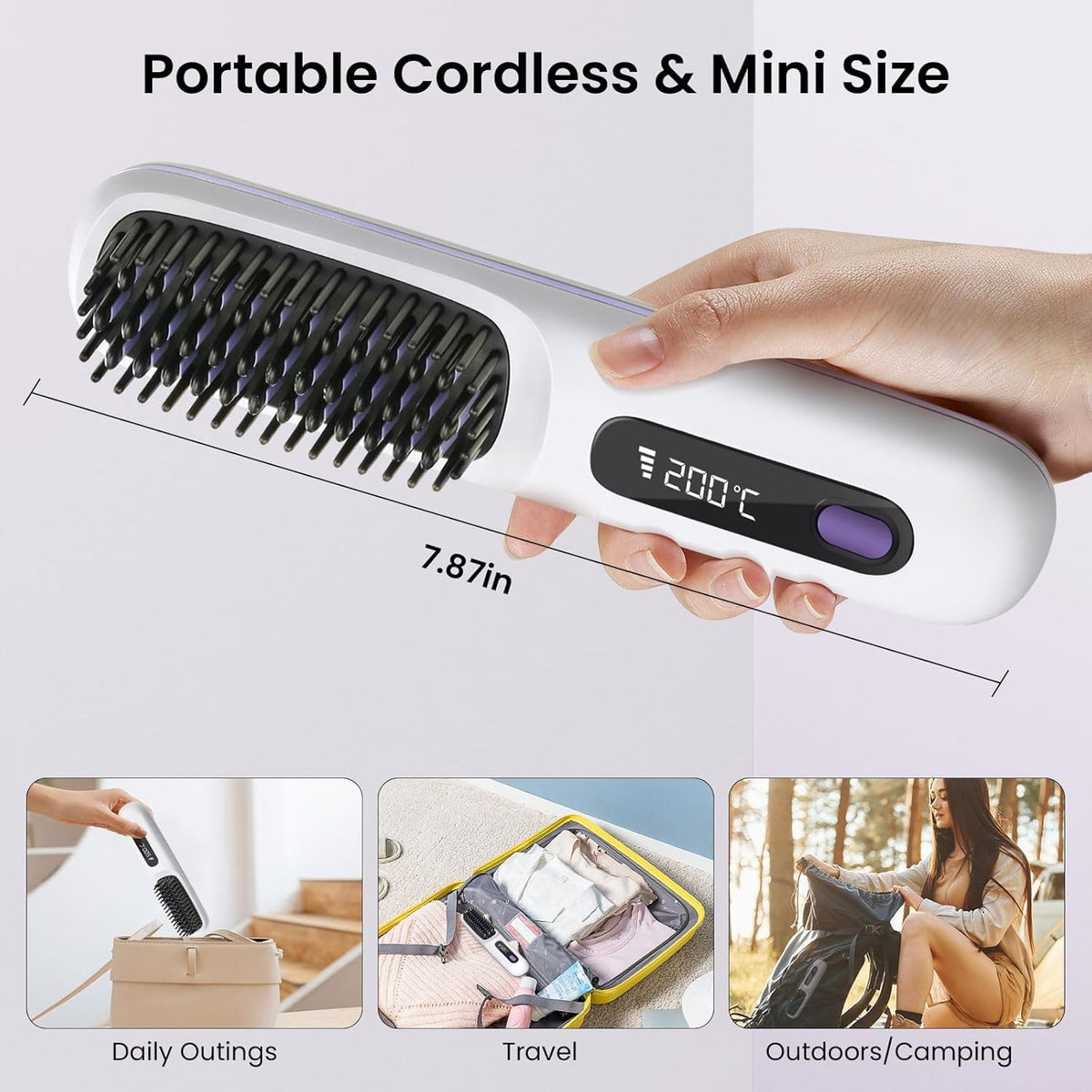 BellaBrush Pro Sotrends cordless straightening brush