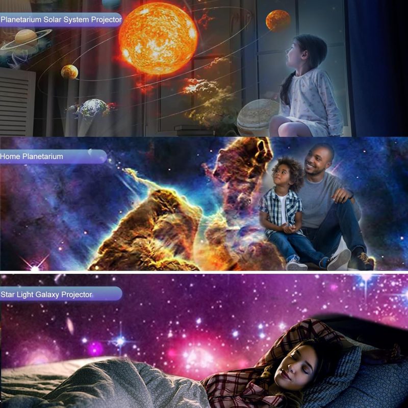 Wallfree skylight Galaxy projector Planetarium star projector with 13 discs