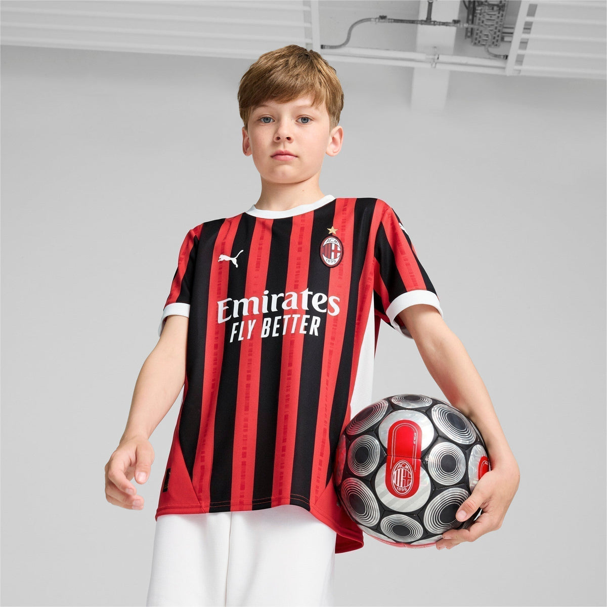 Tenue de football domicile de l’AC Milan pour enfants 2024/25