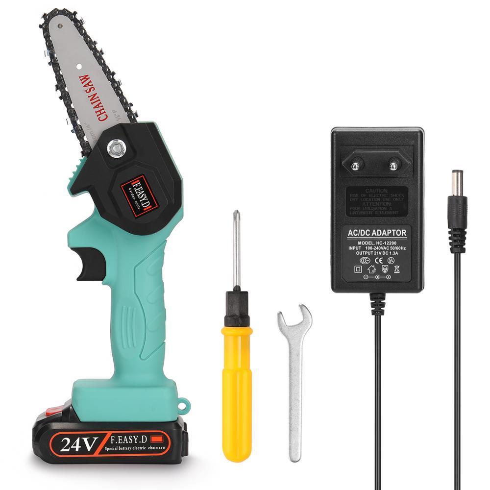 Rechargeable electric mini chainsaw