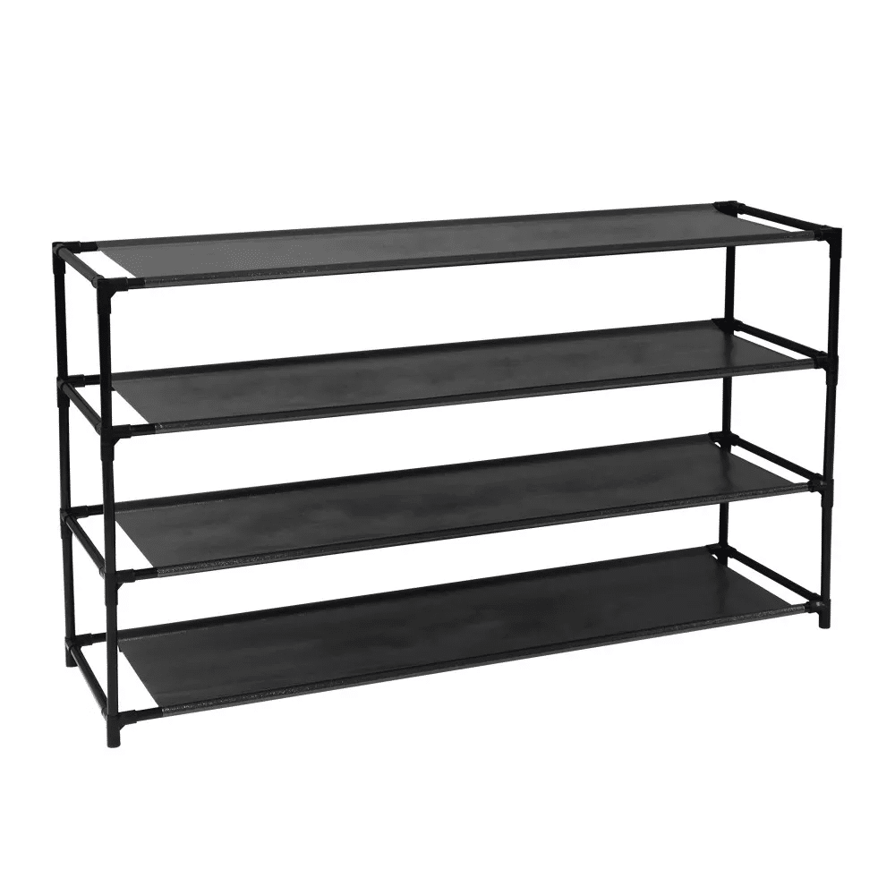 4 Tier Waterproof Non Woven Fabric Shoe Rack
