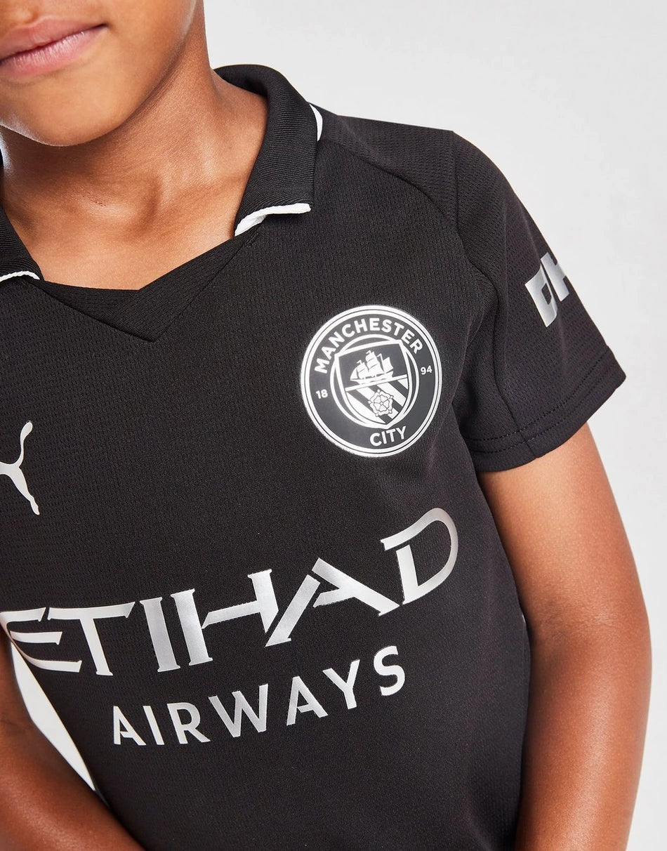 Kit enfant extérieur de Manchester City 2025/26