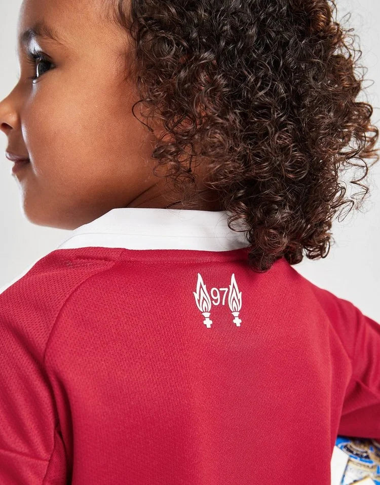 Tenue de football junior domicile de Liverpool 2025-26