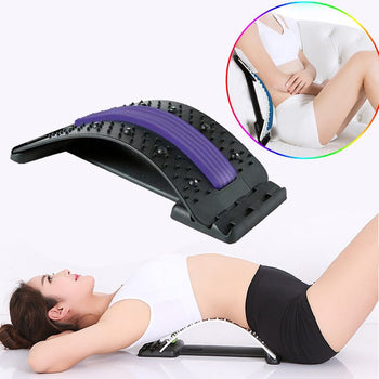 Self-therapy stretcher, back massage, spine correction