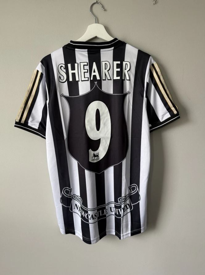 NEWCASTLE UNITED 1997/1999 UITVOETBALSHIRT #9 SHEARER