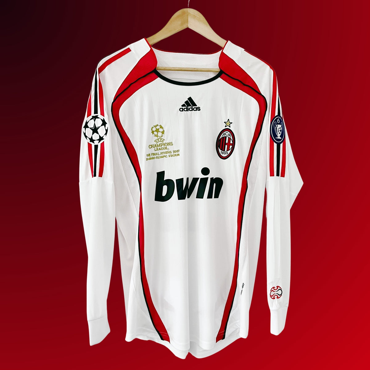 Maglia rétro dell'AC Milan 2007 - Finale di Champions League
