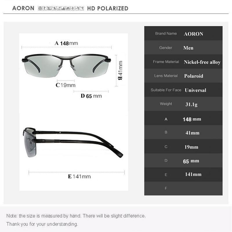 Photochromic Sunglasses Polarized Lens Driving Glasses