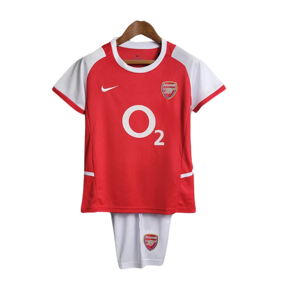 Completo da bambino da casa dell'Arsenal 2002-2003