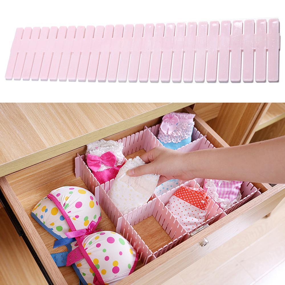 Free Combination Adjustable Drawer Organizer (Set of 4)