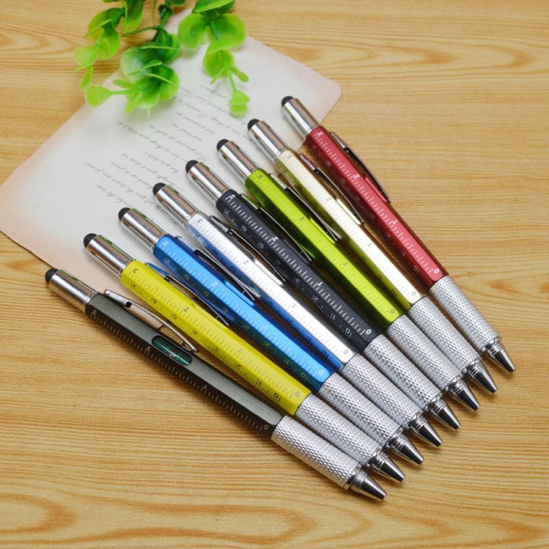 6-in-1 Multi-Functional Stylus Pen
