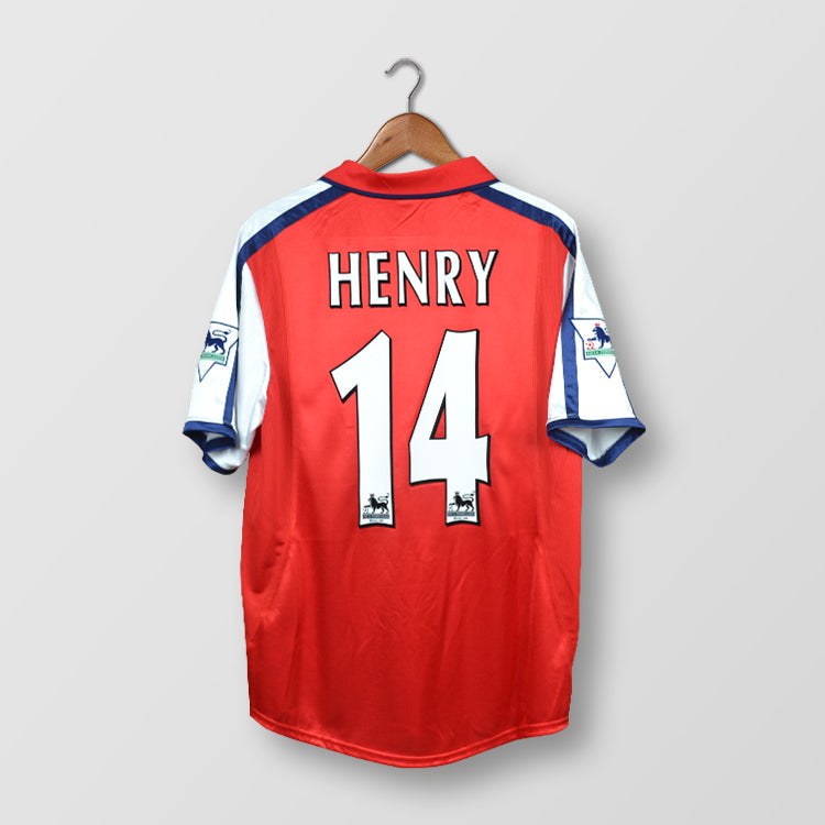 Maillot domicile d'ARSNL 2000/02 X Henry