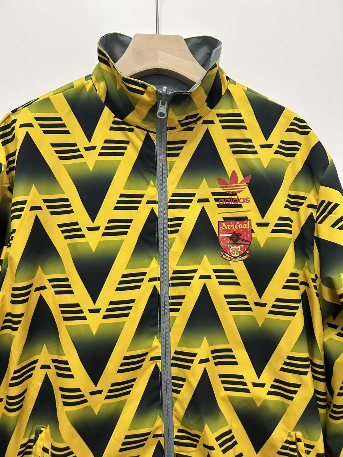 Veste rétro réversible d'Arsenal 1991