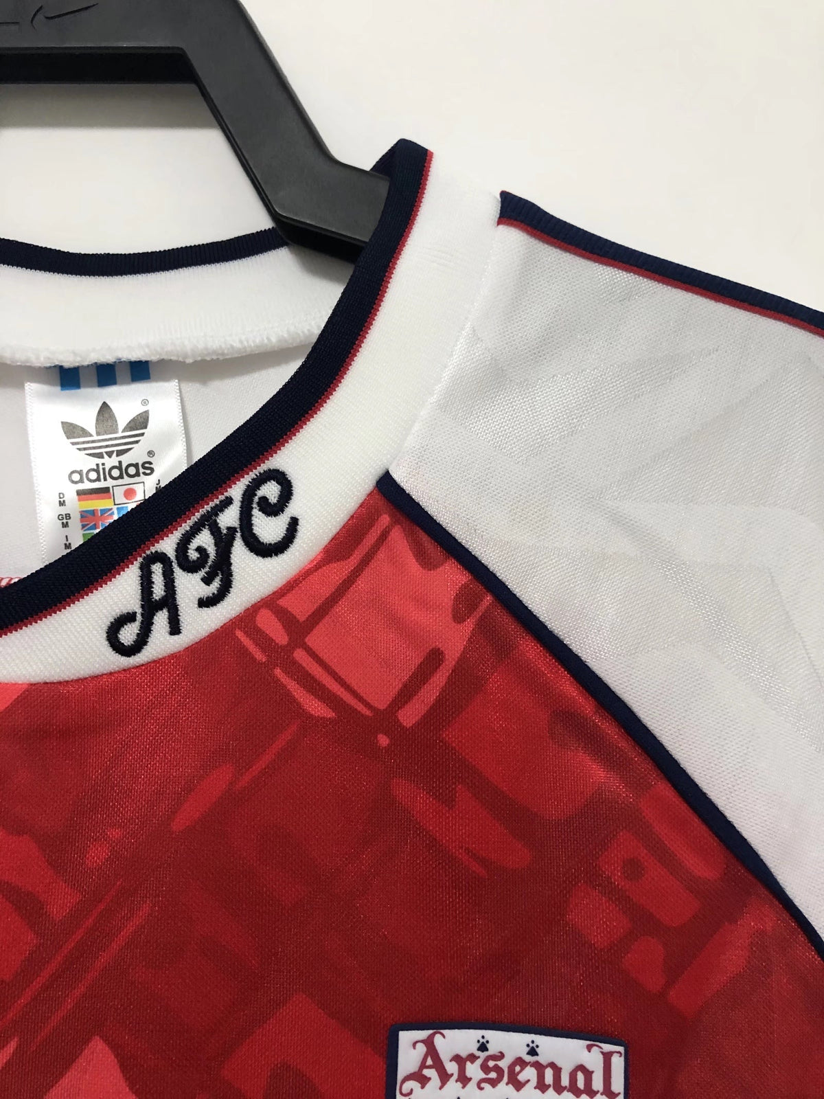 Maillot domicile de l’Arsenal FC - 1990-1992